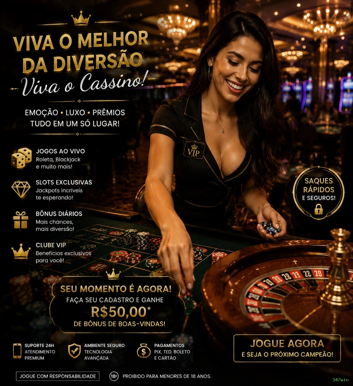 Jogos com maior RTP na 347win